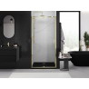 Mexen Exo-R разглобяеми душ врати 115 см, прозрачни, златни - 819-115-000-50-00