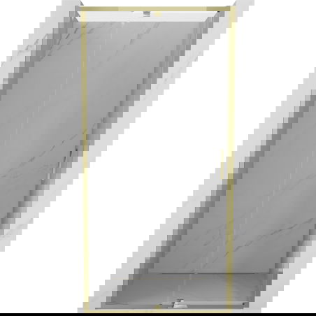 Mexen Exo врати за душ кабина 125 см, прозрачни, златисти - 819-125-000-50-00