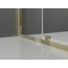 Mexen Exo панти врати за душ кабина 155 cm, прозрачни, златни - 819-155-000-50-00