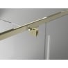 Mexen Exo панти врати за душ кабина 155 cm, прозрачни, златни - 819-155-000-50-00