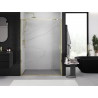 Mexen Exo-R люлееща се душ врата 160 см, прозрачна, златна - 819-160-000-50-00