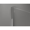 Mexen Kioto-X стъклена преграда Walk-in 90 x 200 cm, прозрачна 10 mm, хром - 800-090-101-01-00-X