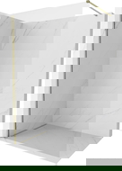 Mexen Kioto-X душ параван Walk-in 150 x 200 см, прозрачен 10 мм, златен - 800-150-101-50-00-X