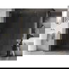 Mexen Kioto-X стена за душ Walk-in 70 x 200 cm, прозрачен 10 mm, златисто четкан - 800-070-101-55-00-X