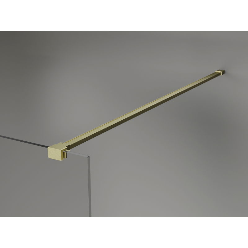 Mexen Kioto-X душ параван Walk-in 150 x 200 см, прозрачен 10 мм, злато мат - 800-150-101-55-00-X