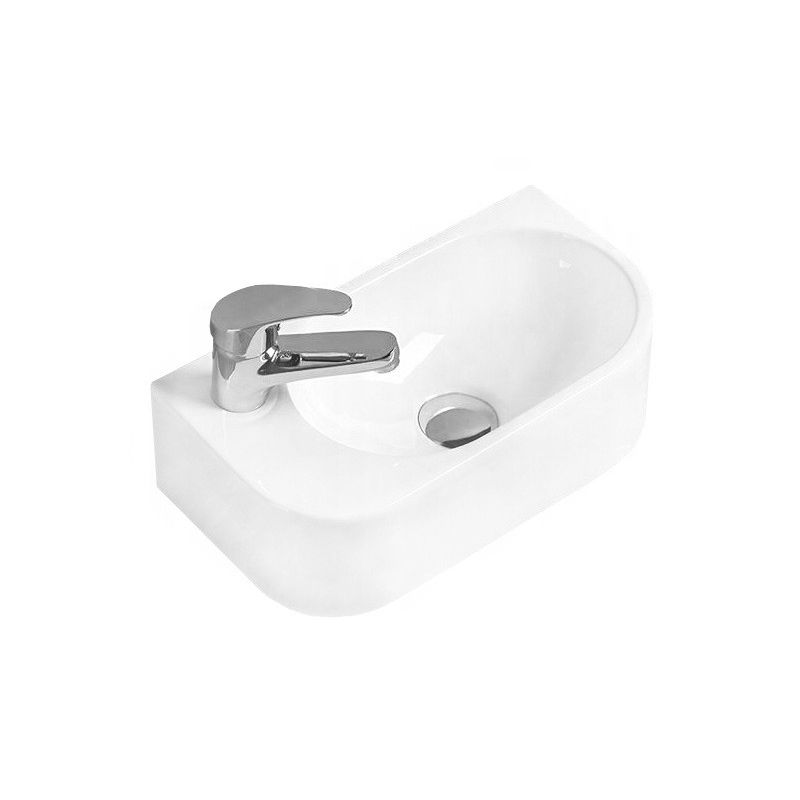 Mexen Viera подвижуема мивка за плот 40 x 21 см, бяла - 21274000R