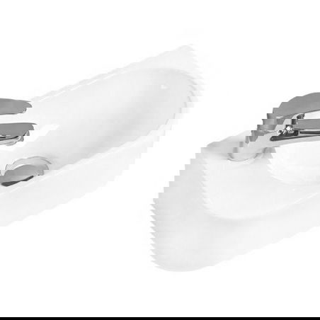 Mexen Viera подвижуема мивка за плот 40 x 21 см, бяла - 21274000R