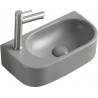 Mexen Viera умивалник за плота десен 40 x 21 см, светло сив мат - 21274061R