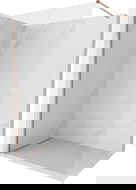 Mexen Kioto-X душ-преграда Walk-in 120 x 200 см, прозрачно 10 мм, четкана мед - 800-120-101-65-00-X