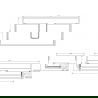 Корпус на шкаф Mexen Box-A 90 см, 1 чекмедже, сив мат - 91AX0-0900-235-1-62