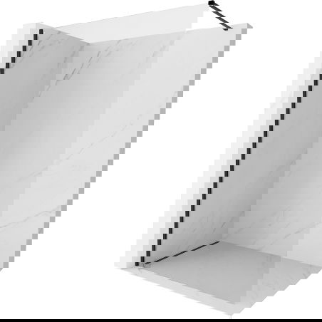 Mexen Kioto-X душ параван Walk-in 50 x 200 cm, прозрачен 10 mm, черен - 800-050-101-70-00-X