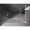 Mexen Kioto-X стена за душ тип Walk-in 50 x 200 см, скреж 10 мм, бяла - 800-050-101-20-30-X