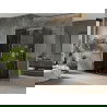Mexen Omega душ кабина с плъзгащи врати 100 x 90 см, графит, хром + поддон Flat, черен - 825-100-090-01-40-4070