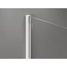 Mexen Kioto-X Стенна преграда за душ Walk-in 100 x 200 см, запотена 10 мм, бяла - 800-100-101-20-30-X