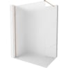 Mexen Kioto-X стена за душ Walk-in 50 x 200 см, матирано 10 мм, четкана мед - 800-050-101-65-30-X