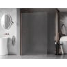 Mexen Kioto-X стена за душ Walk-in 50 x 200 см, матирано 10 мм, четкана мед - 800-050-101-65-30-X
