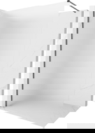 Mexen Kioto-X Стенна душ кабина Walk-in 150 x 200 cm, замръзнала 10 mm, четкано сиво - 800-150-101-66-30-X