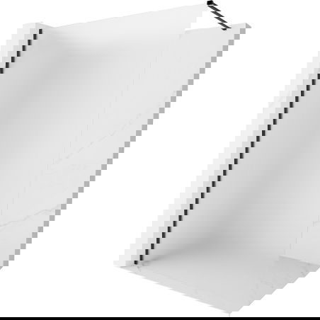 Mexen Kioto-X душ параван Walk-in 130 x 200 см, матов 10 mm, черен - 800-130-101-70-30-X