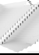 Mexen Kioto-X душ параван Walk-in 130 x 200 см, матов 10 mm, черен - 800-130-101-70-30-X