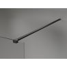 Mexen Kioto-X преграда за душ Walk-in 130 x 200 cm, матирано 10 mm, черно - 800-130-101-70-30-X