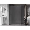 Mexen Kioto-X стъклена преграда Walk-in 90 x 200 см, матирано 10 мм, gun metal - 800-090-101-95-30-X