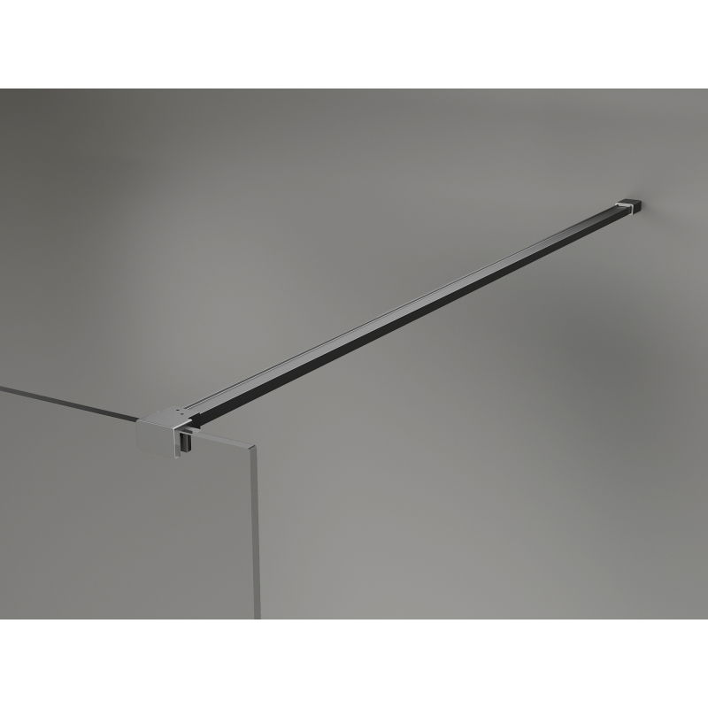 Mexen Kioto-X Душ параван Walk-in 130 x 200 см, скреж 10 мм, gun metal - 800-130-101-95-30-X