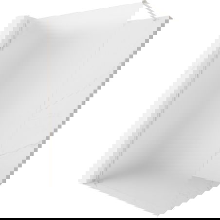 Mexen Kioto-X душ стена Walk-in 100 x 200 cm, скреж 10 mm, четкан никел - 800-100-101-97-30-X