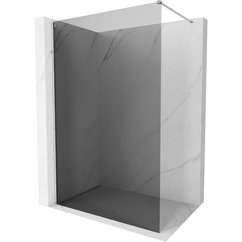 Mexen Kioto-X стена за душ Walk-in 70 x 200 см, графит 10 мм, хром - 800-070-101-01-40-X