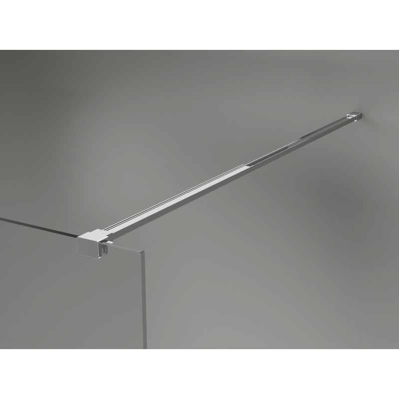 Mexen Kioto-X душ кабина Walk-in 160 x 200 см, графит 10 мм, хром - 800-160-101-01-40-X