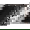 Mexen Kioto-X Параван за душ Walk-in 60 x 200 cm, графит 10 mm, бял - 800-060-101-20-40-X