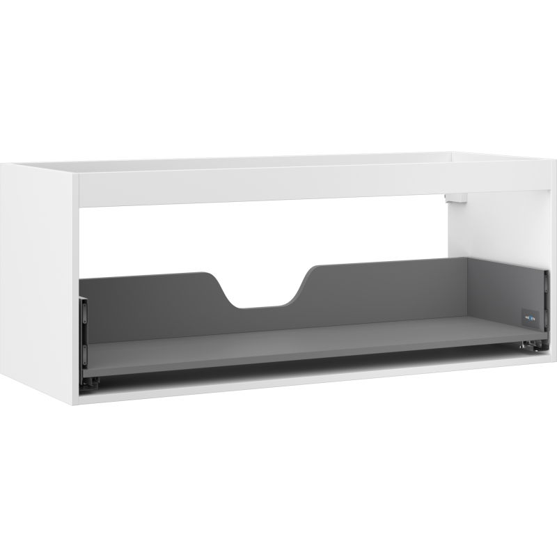Mexen Box-A корпус шкаф за мивка 120 см, 1 чекмедже, бял мат - 91AX0-1200-470-1-01