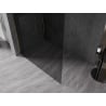 Mexen Kioto-X стъклена стена за душ Walk-in 50 x 200 см, графит 10 мм, злато - 800-050-101-50-40-X