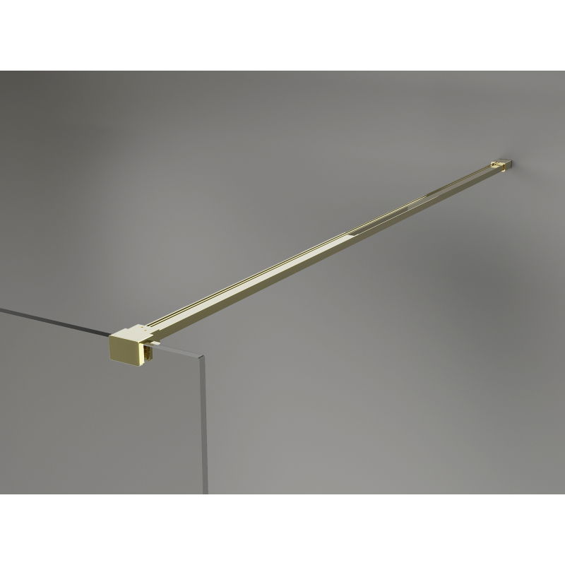 Mexen Kioto-X душ параван Walk-in 50 x 200 см, графит 10 мм, златен - 800-050-101-50-40-X