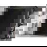 Mexen Kioto-X душ кабина Walk-in 120 x 200 cm, графит 10 mm, злато - 800-120-101-50-40-X