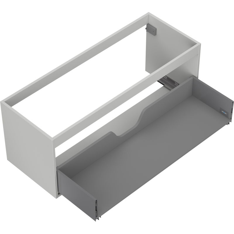 Mexen Box-A корпус за шкаф под умивалник 120 см, 1 чекмедже, сив мат