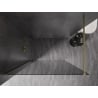Mexen Kioto-X стена за душ кабина Walk-in 70 x 200 см, графит 10 мм, злато четкано - 800-070-101-55-40-X