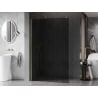 Mexen Kioto-X душ кабина Walk-in 80 x 200 cm, графит 10 mm, златна четка - 800-080-101-55-40-X