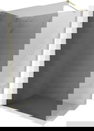 Mexen Kioto-X душ параван Walk-in 90 x 200 см, графит 10 мм, златисто четкано - 800-090-101-55-40-X