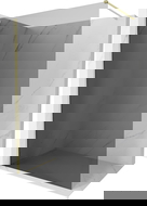 Mexen Kioto-X душ екран Walk-in 130 x 200 см, графит 10 мм, златисто матово - 800-130-101-55-40-X