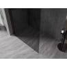 Mexen Kioto-X стена за душ Walk-in 50 x 200 cm, графит 10 mm, четкана мед - 800-050-101-65-40-X