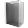 Mexen Kioto-X Стенна преграда за душ Walk-in 90 x 200 см, графит 10 мм, матирана мед - 800-090-101-65-40-X