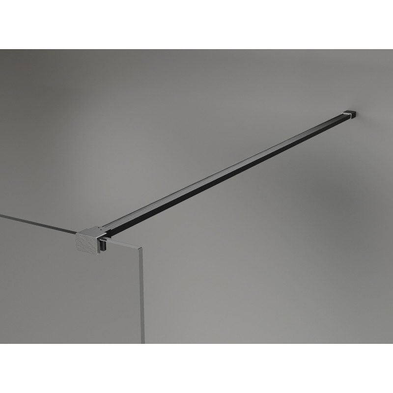 Mexen Kioto-X душ преграда Walk-in 60 x 200 см, графит 10 mm, четка сива гънка