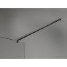 Mexen Kioto-X душ преграда Walk-in 60 x 200 см, графит 10 mm, четка сива гънка
