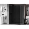 Stena za duschkabina Mexen Kioto-X Walk-in 130 x 200 cm, grafit 10 mm, gun gray četkan - 800-130-101-66-40-X