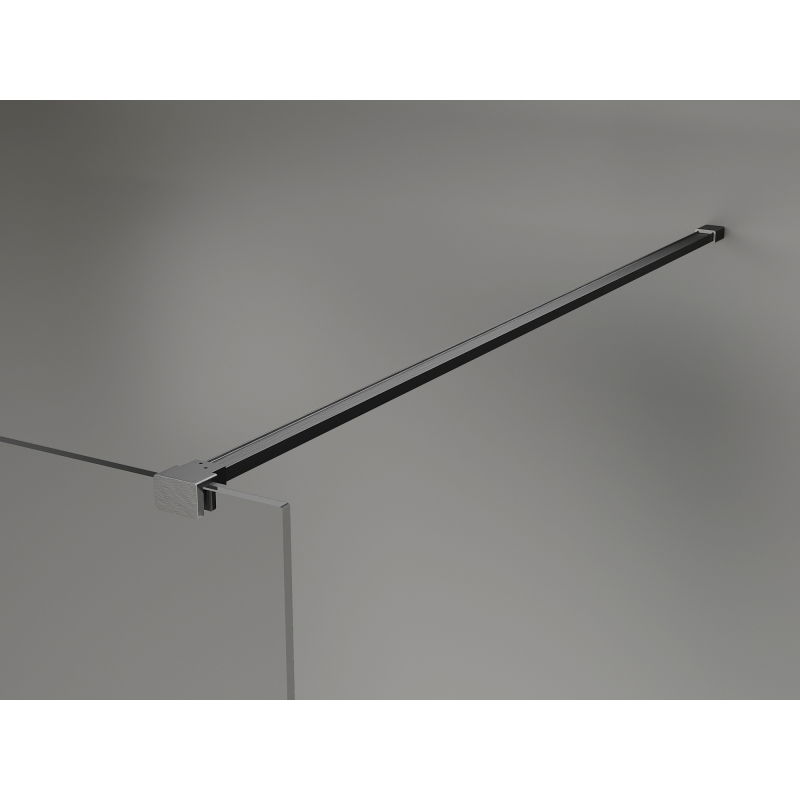 Mexen Kioto-X душ кабина Walk-in 130 x 200 см, графит 10 mm, четка сив пистолет - 800-130-101-66-40-X