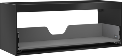 Mexen Box-A корпус шкаф под мивка 120 см, 1 чекмедже, черен мат - 91AX0-1200-470-1-71