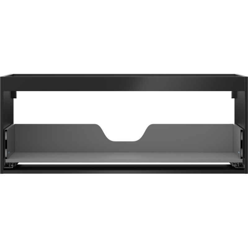 Mexen Box-A корпус шкаф под мивка 120 см, 1 чекмедже, черен мат - 91AX0-1200-470-1-71