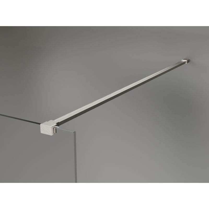 Mexen Kioto-X стена за душ Walk-in 60 x 200 cm, графит 10 mm, четкан никел - 800-060-101-97-40-X