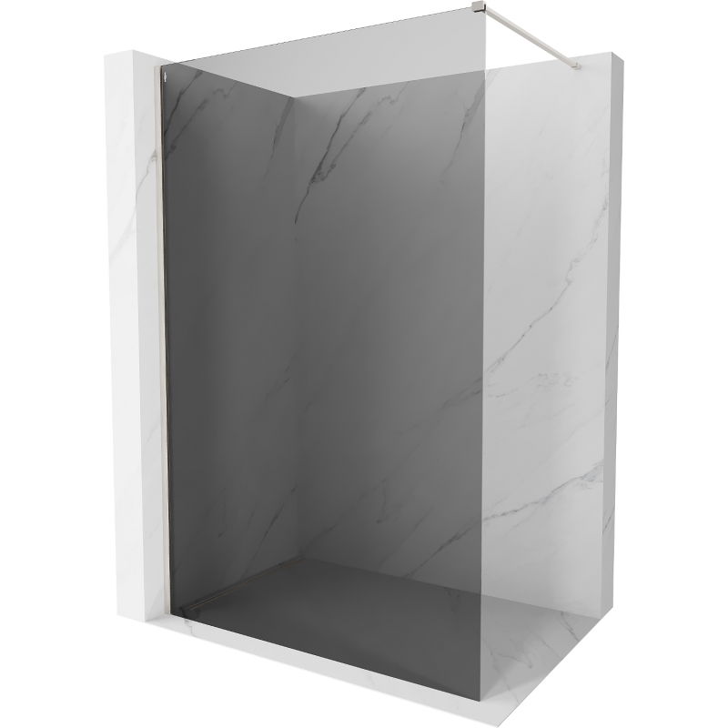 Mexen Kioto-X преграда за душ Walk-in 100 x 200 см, графит 10 мм, матиран никел - 800-100-101-97-40-X