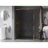Mexen Kioto-XF Душ кабина Walk-in с рамка 90 x 202 cm, прозрачна 10 mm, златна - 800-090-104-50-00-X